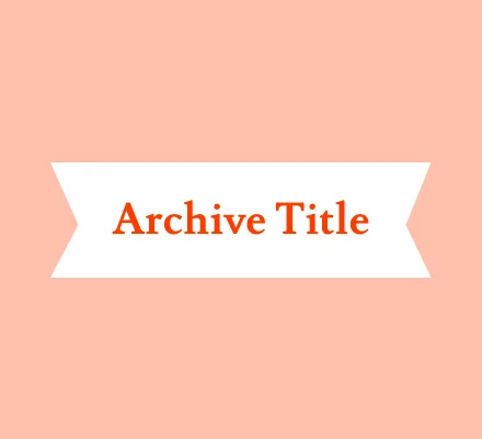 Archive Title
